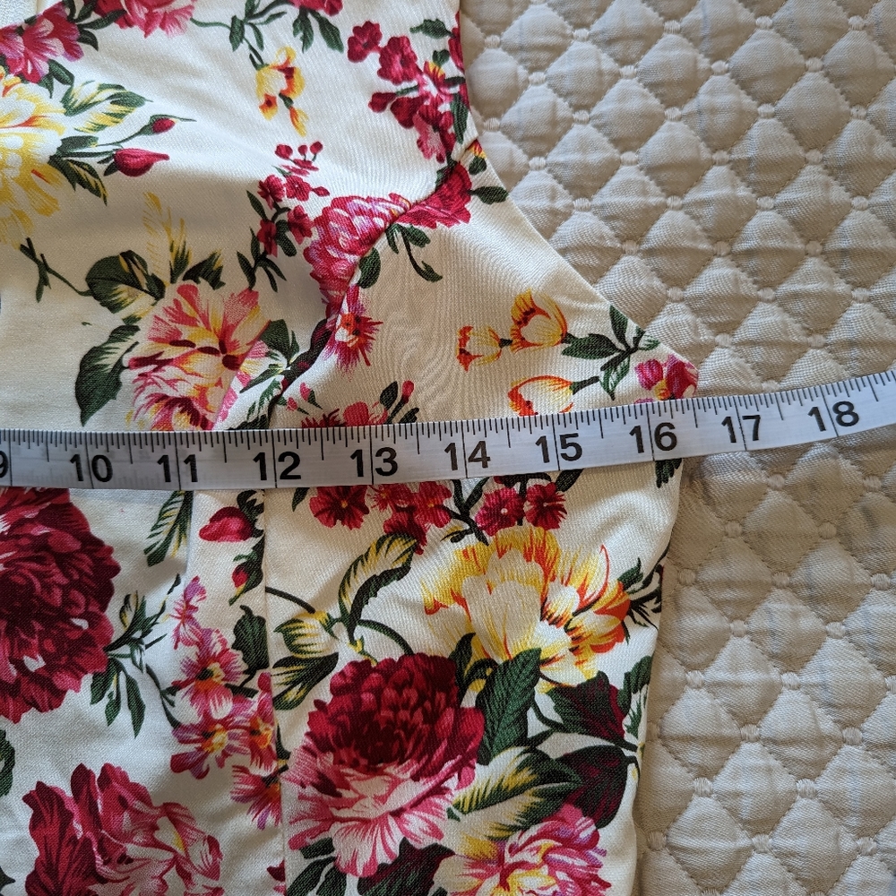 LULU'S Multi Color Floral Sleeveless Dress Large - Picture 4 of 7